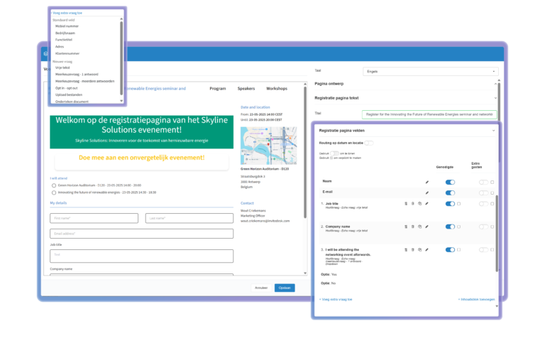 InviteDesk | Beheer event uitnodigingen en registraties