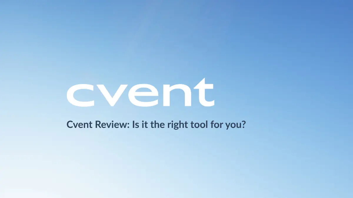 Ehrlicher Cvent Review 2026: Das Richtige für Sie?