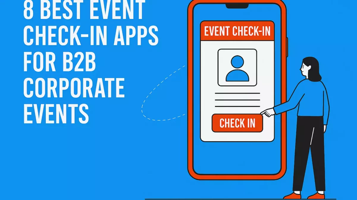 Die 8 besten Check-in-Apps für B2B-Firmenveranstaltungen