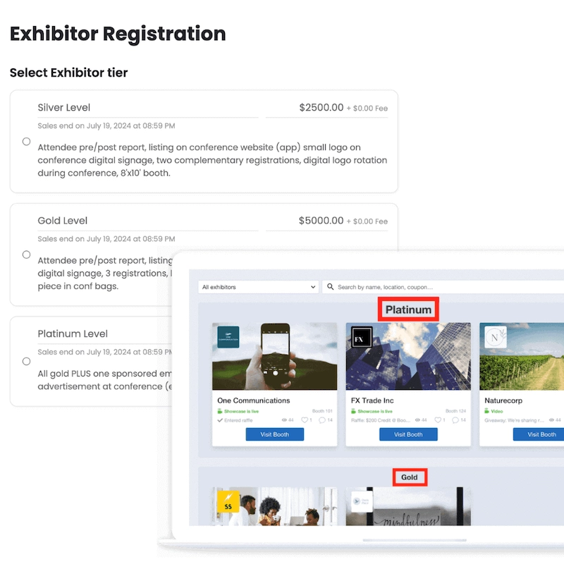exhibitor regiestration