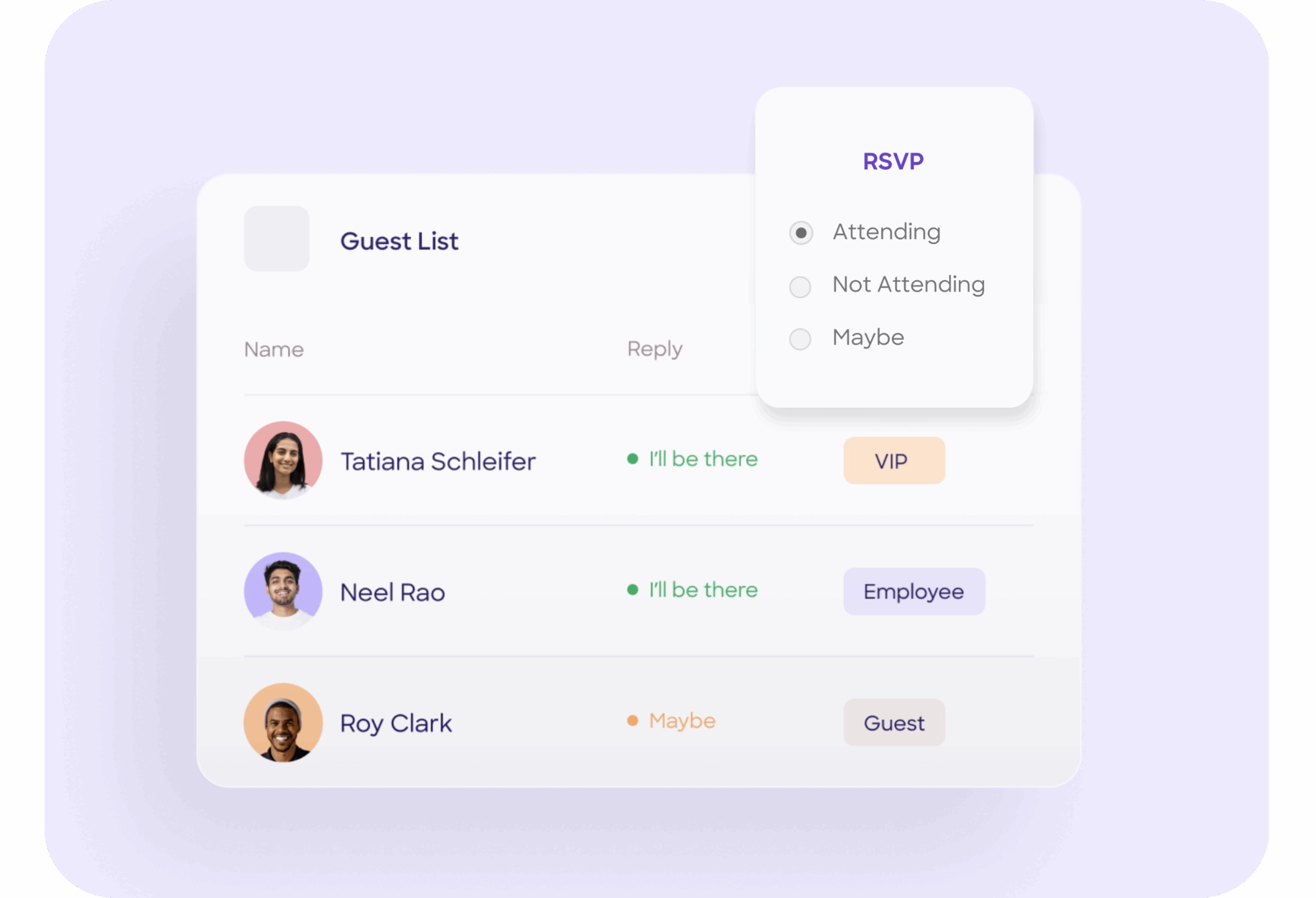 guest list