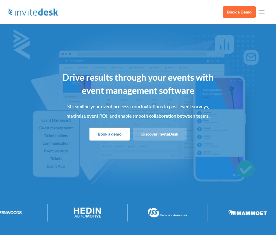 invitedesk drive result through your events