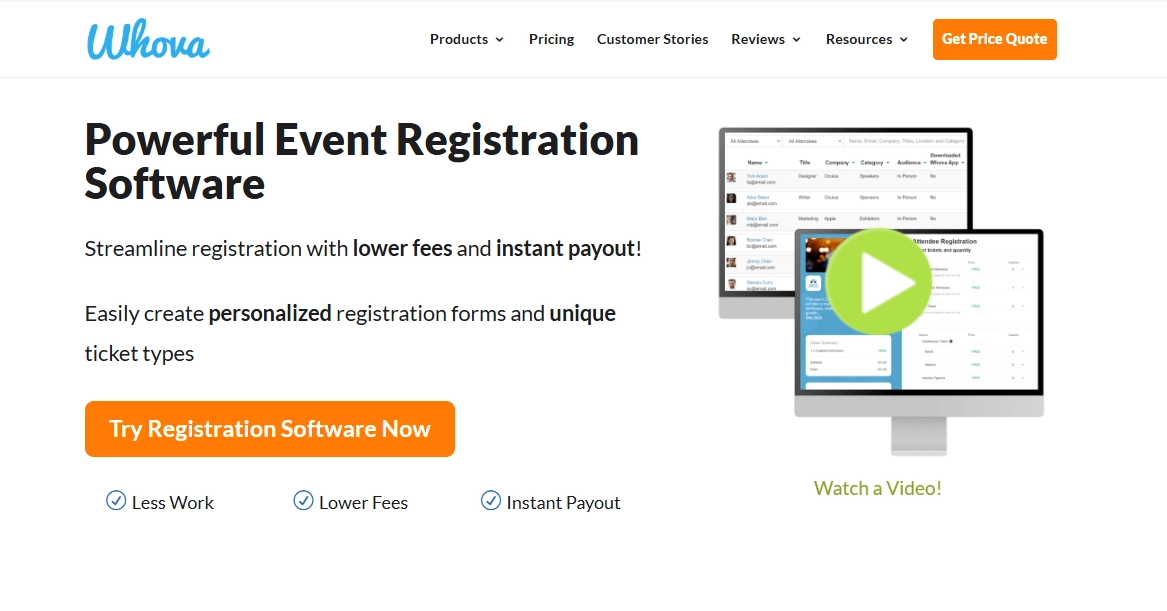 whova Guest List & Invitation Control