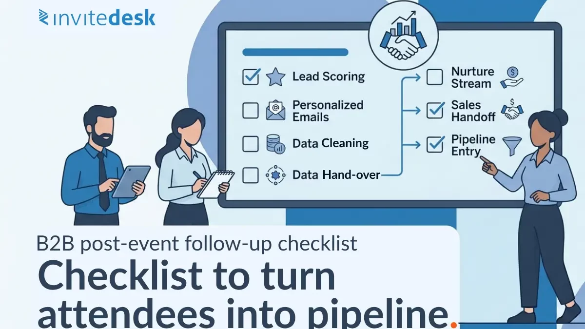 Post-Event Follow-Up: The B2B Checklist to Turn Attendees Into Pipeline