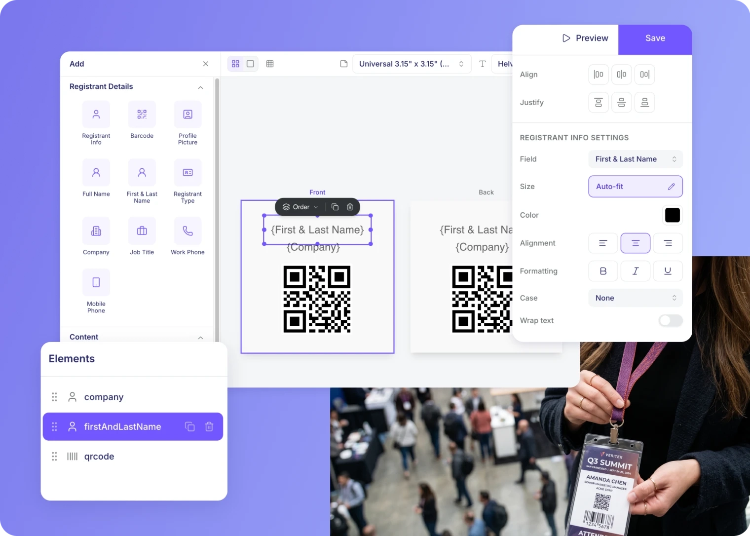 drag and drop features