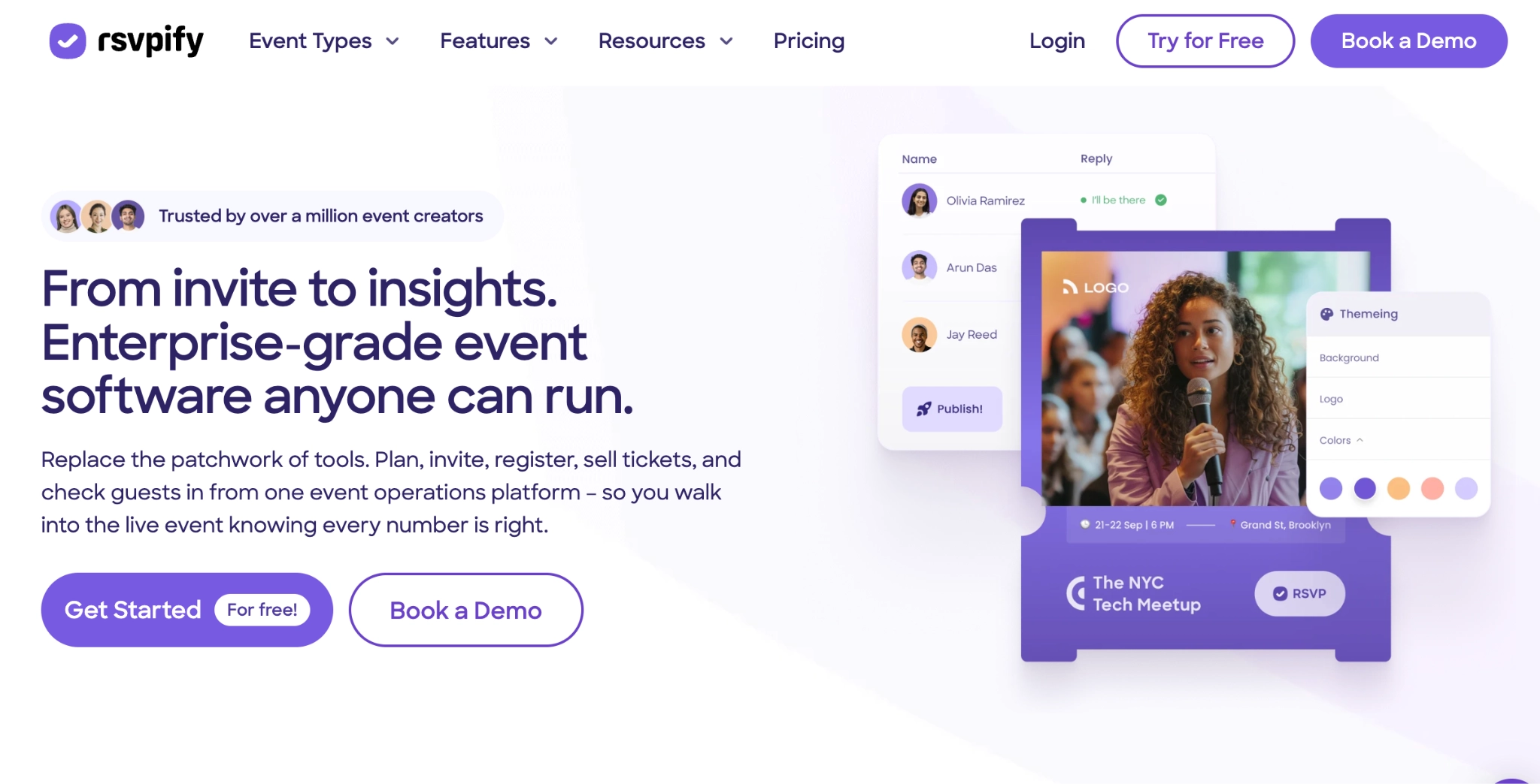 rsvpify homepage