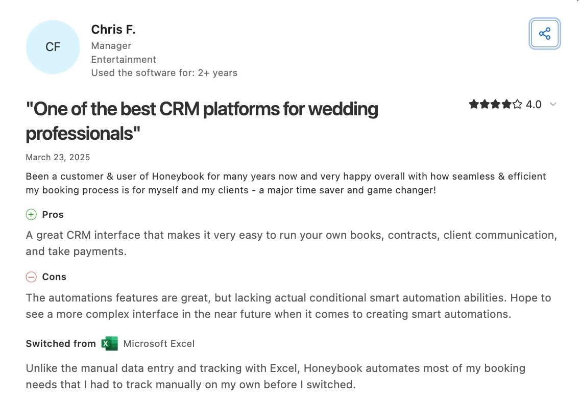 chris f review