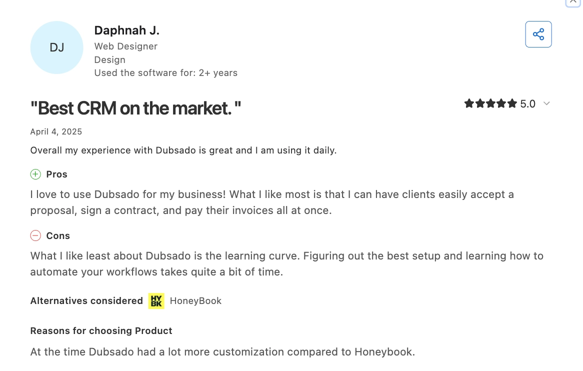 daphnah j. review
