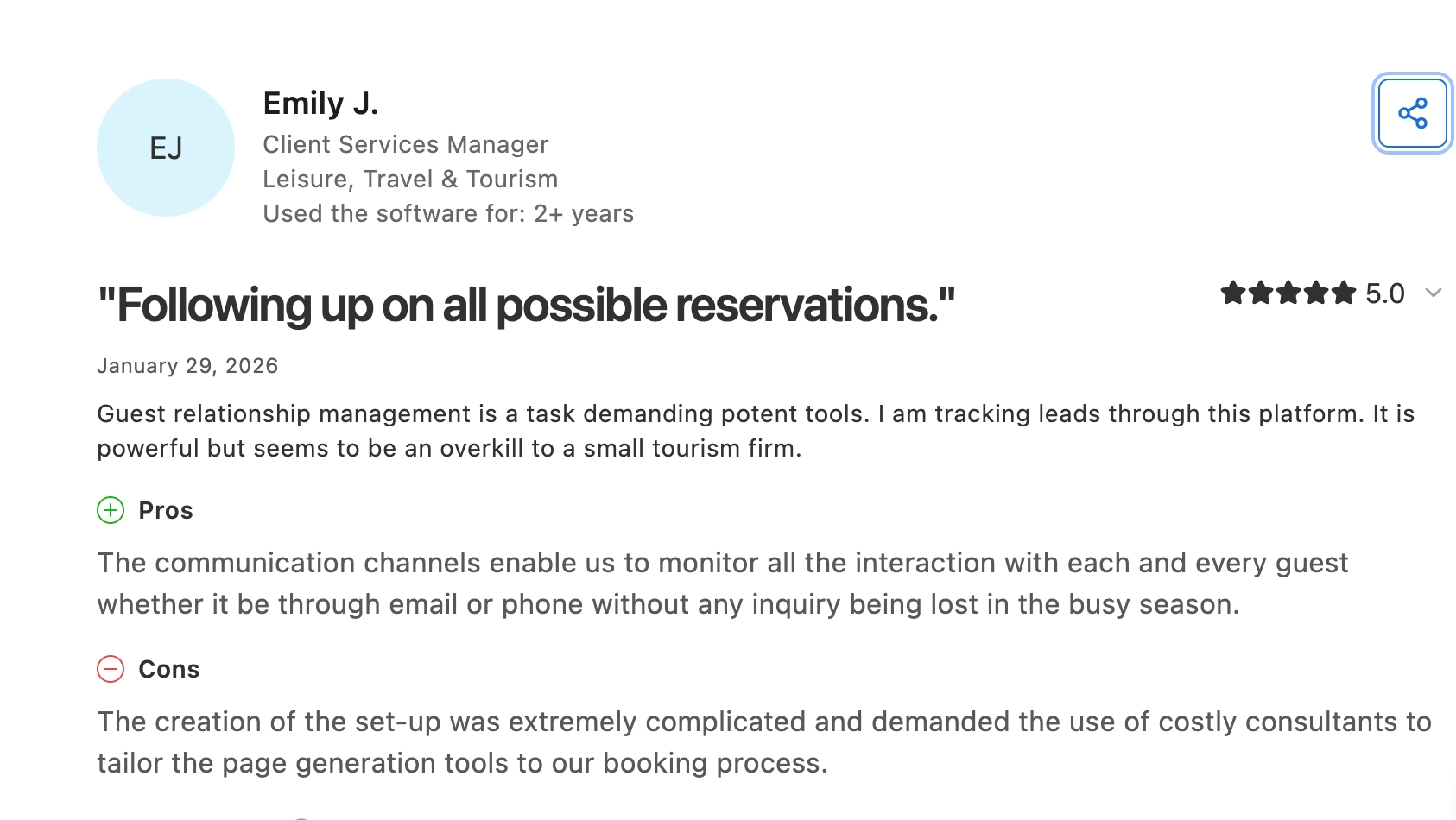 emily j review