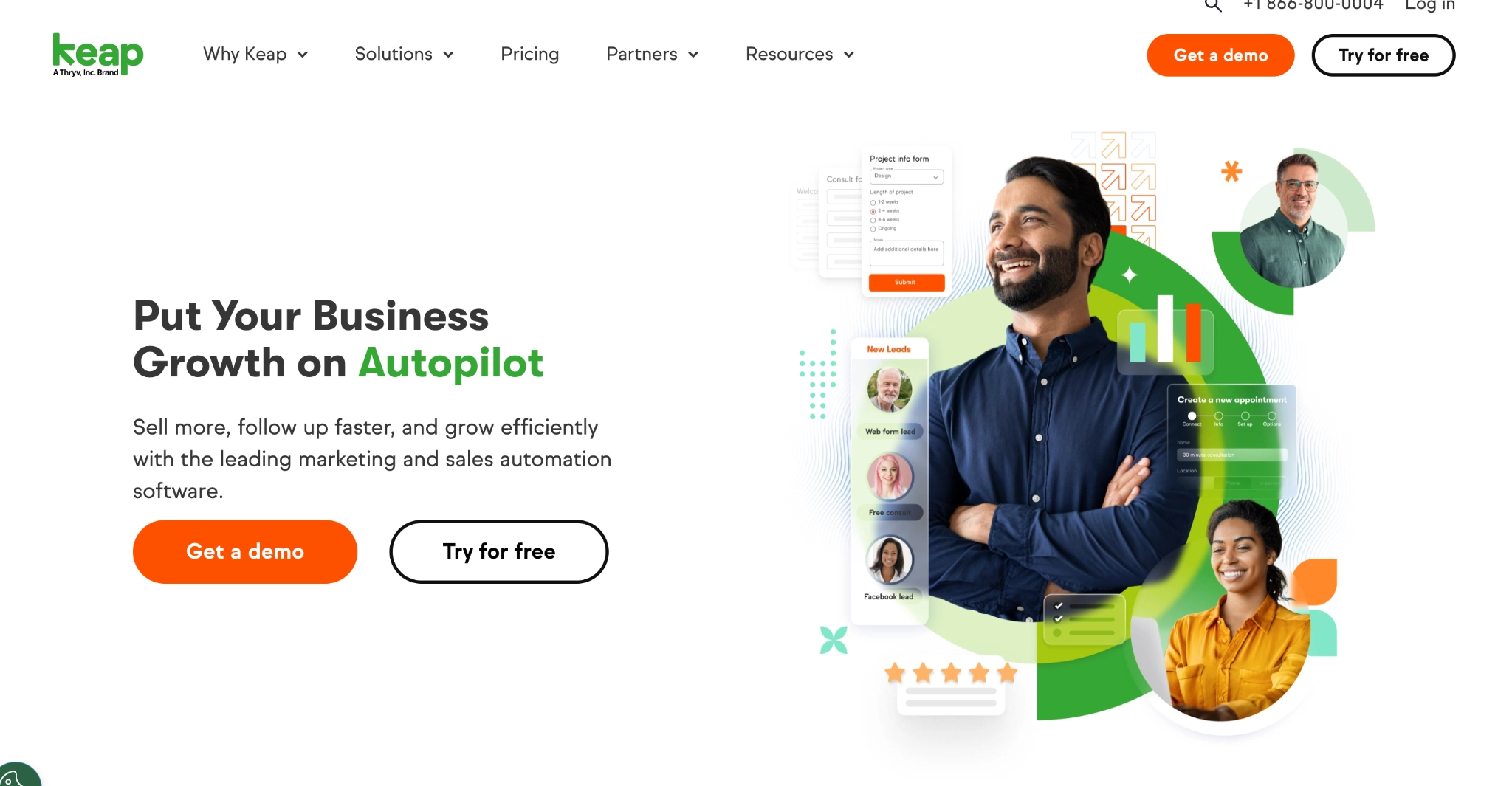 keap homepage