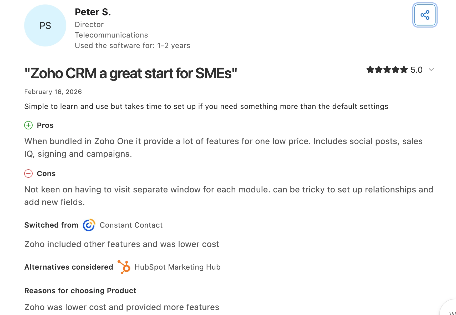peter s. review