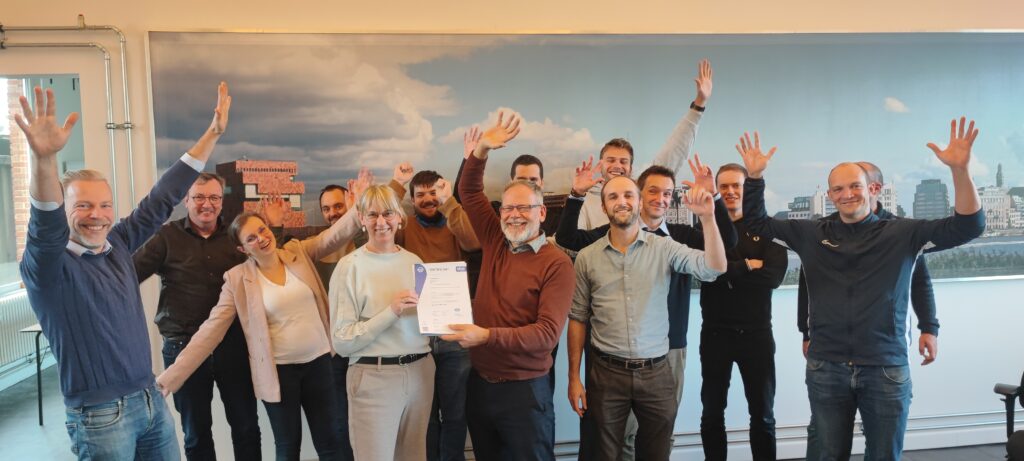 Invitedesk team receiving ISO certification